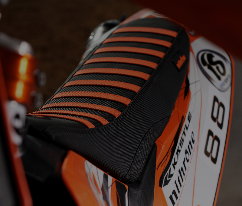 KTM 2008-2010 SX(F) 2009-2011 EXC seat cover with double knees