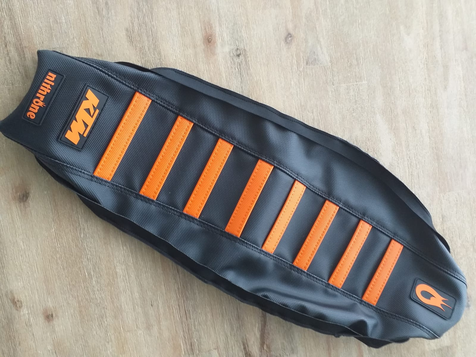 KTM 2016-2018SX 2017-2019 EXC black with orange strips FFS with KTM rubber logo on back
